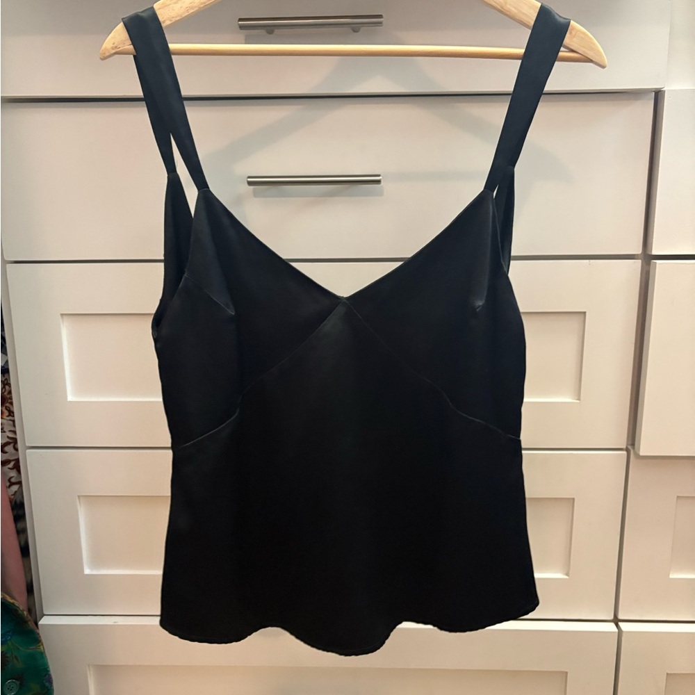 Reformation silk backless top